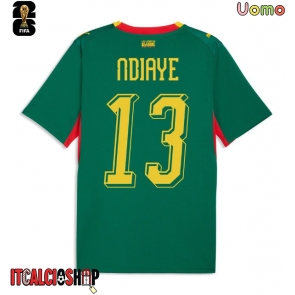 Senegal Iliman Ndiaye #13 Seconda Maglia Mondiali 2026 Manica Corta Senegal Iliman Ndiaye #13 Seconda Maglia Mondiali 2026 Manica Corta